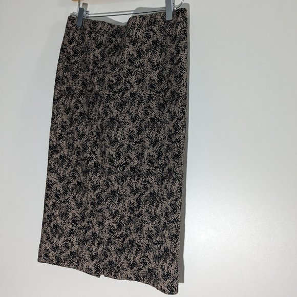 BNWT Boss By Hugo Boss Textured Vilori Pencil Skirt Beige Black Size 4 - Picture 1 of 6